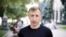 UKRAINE -- Vital Shyshou, head of a Kyiv-based organisation that helps Belarusians fleeing persecution, is seen in Kyiv, July 18, 2021