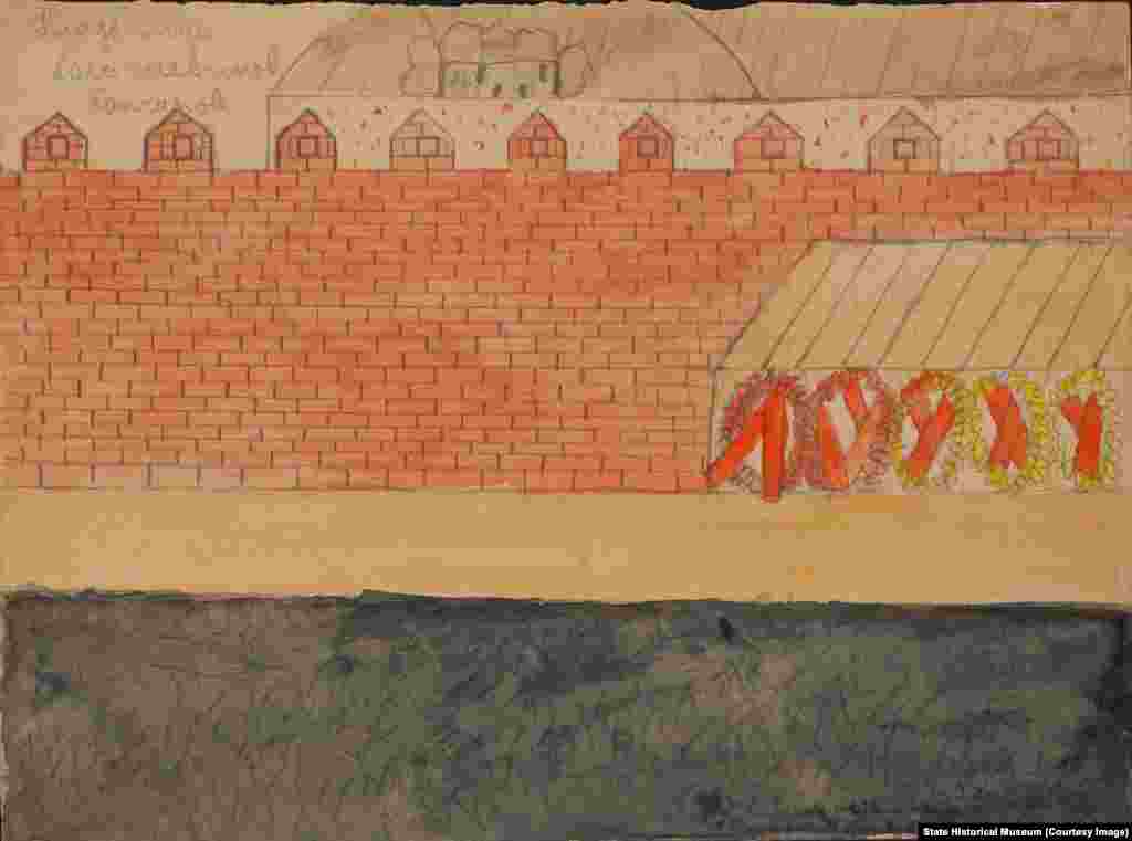 "Этим ценна эта коллекция, &ndash; говорит Лукьянов. &ndash;&nbsp;Своей наивностью, искренностью, подлинностью того, что происходило в этом страшном 1917 году". Гончаров. "Кладбище большевиков" &nbsp;