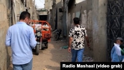 Улица в Карачи, на которой живут бежавшие из Афганистана казахи