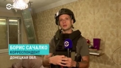 Хвостовик от ракеты проломал все пять этажей дома в Доброполье. Репортаж из города