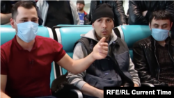 Tajik and other Central Asian migrants were left stranded in Moscow's Domodedovo Airport when COVID-19 restrictions led to the cancellation of their flight home. 