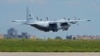 Самолет C130 в аэропорту Харькова в 2014 году