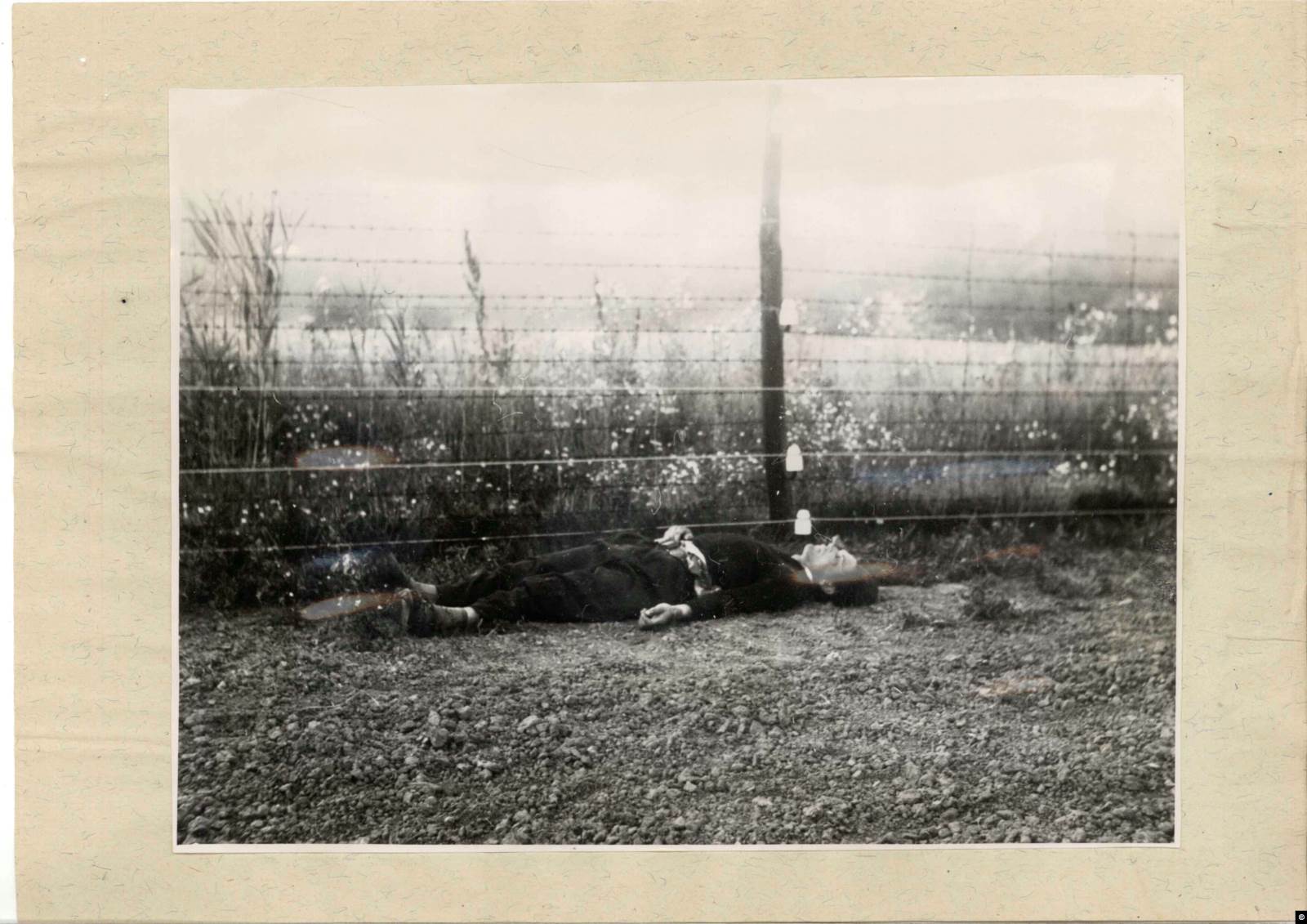 Погибший на границе. Фото: Музей "железного занавеса" в Чехии