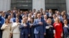 UKRAINE – People's deputies of Ukraine photographed in memory of work in the Verkhovna Rada of the VIII convocation. Kyiv, July 11, 2019