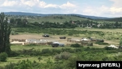 База российских военных, Белогорский район аннексированного Крыма, 14 июня 2021 года