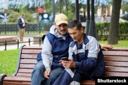 Мигранты в Москве, фото 7 сентября 2023 года