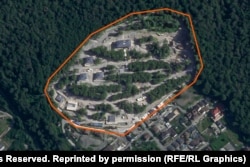 Общий вид строительной площадки в Красной Поляне. Спутниковый снимок сделан 12 июля 2025 года компанией Planet Labs