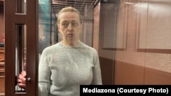 Валентина Заярная в суде. Фото: "Медиазона"