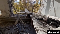 Детский госпиталь в Херсоне после российского обстрела, октябрь 2025 года